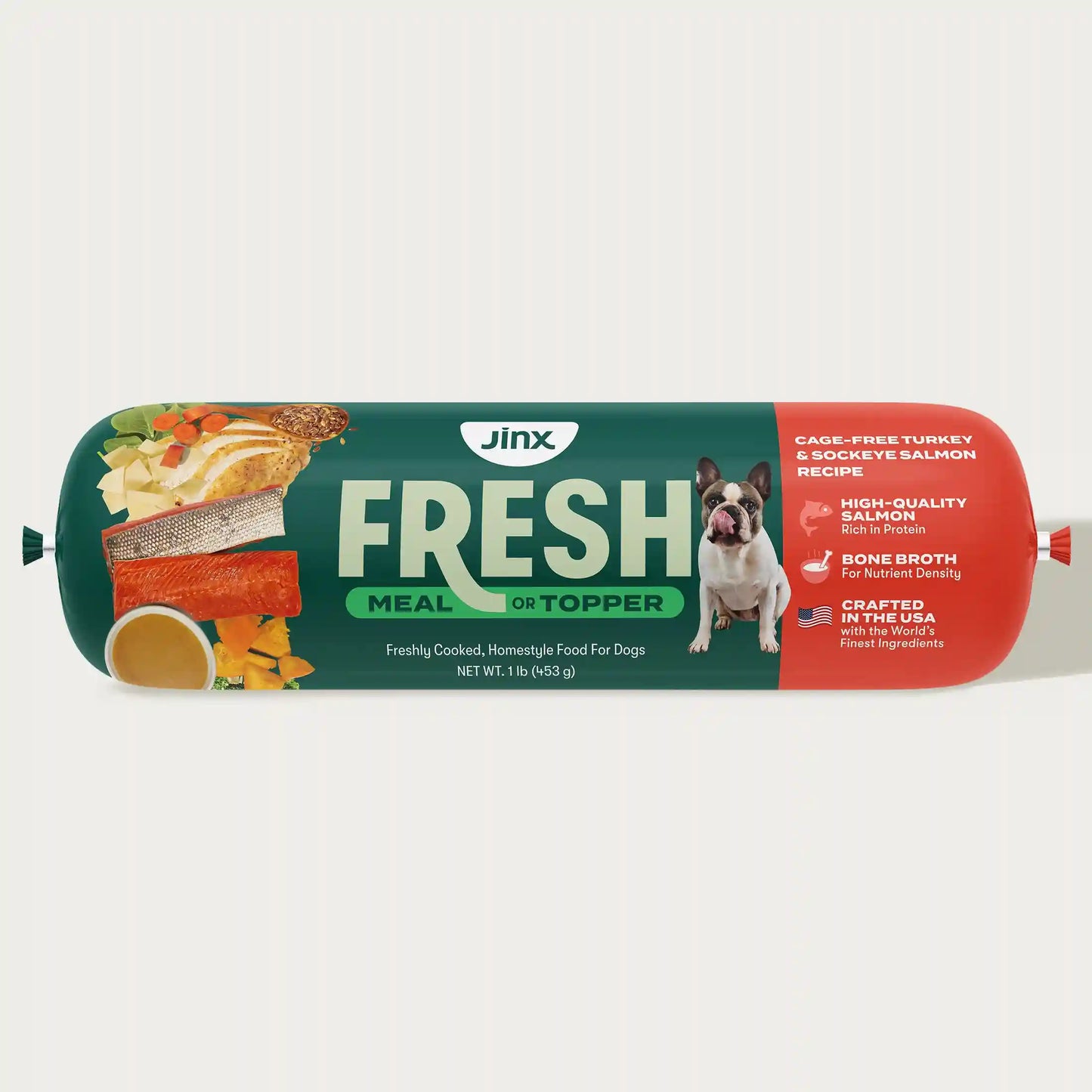 Cage-Free Turkey and Sockeye Salmon Fresh Roll